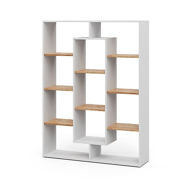 Vicco Raumteiler, Weiß/Goldkraft Eiche, 107.2 x 143 cm, 1-tlg. günstig online kaufen