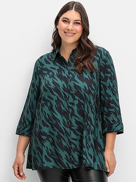 Sheego Klassische Bluse Longbluse 3/4-Arm günstig online kaufen