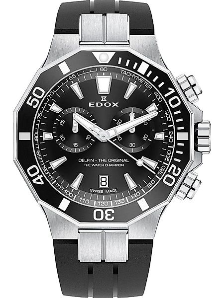 Edox Quarzuhr Edox 10112-3NCA-NIN Delfin Chronograph günstig online kaufen