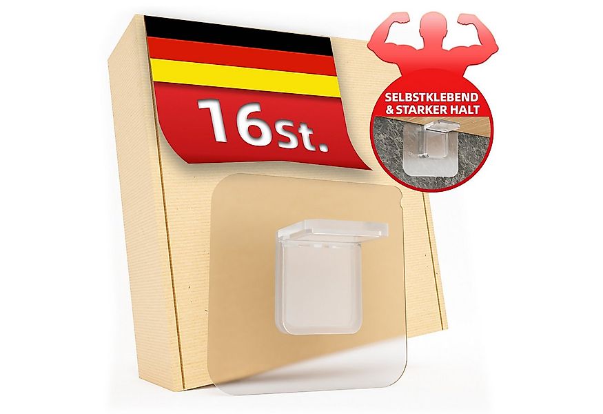 DEKAZIA Wandregalhalter ohne Bohren, Regalbodenhalter selbstklebend, Träger günstig online kaufen