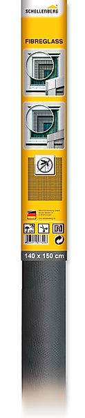 SCHELLENBERG Fliegengitter-Gewebe "aus Fiberglas in anthrazit und weiß" Pac günstig online kaufen