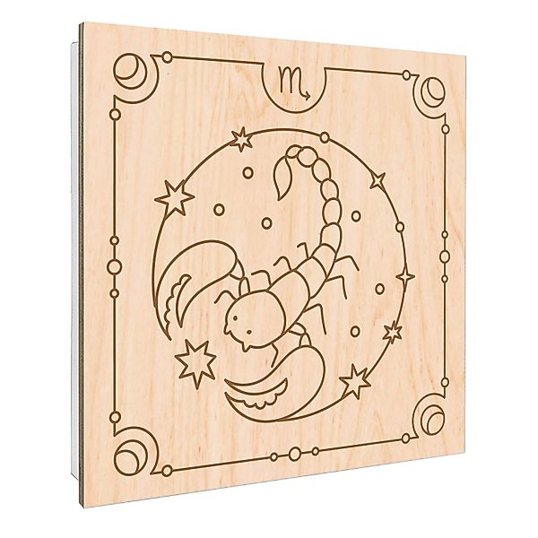 Banjado Großer Schlüsselbox Holz 30x30cm Weiß Scharnier Rechts 50 Haken Sch günstig online kaufen