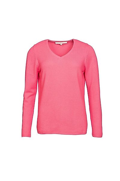 SER V-Ausschnitt-Pullover Pullover Feinstrick mit Struktur W9240200 günstig online kaufen