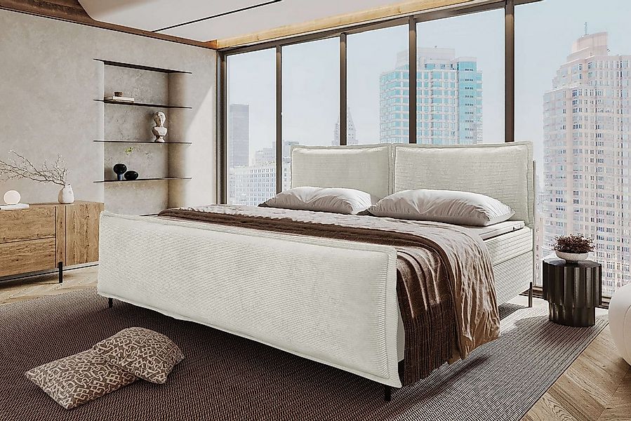 99rooms Boxspringbett Vero Plus Familienbett (Schlafzimmerbett, Bett), 220/ günstig online kaufen