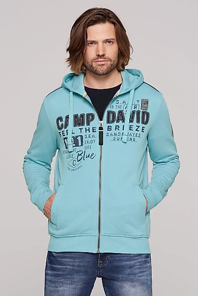 CAMP DAVID Kapuzensweatjacke, mit Baumwolle günstig online kaufen