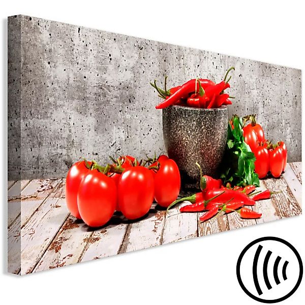 Wandbild Red Vegetables (1 Part) Concrete Narrow XXL günstig online kaufen