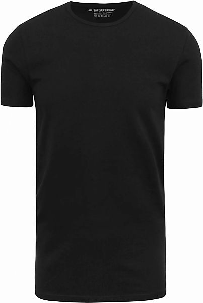Garage Stretch Basic T-Shirt Schwarz Rundhals - Größe XL günstig online kaufen