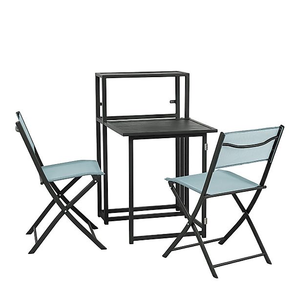 SVITA Balkonset, (Platzsparendes Set, Ausklappbarer Tisch günstig online kaufen