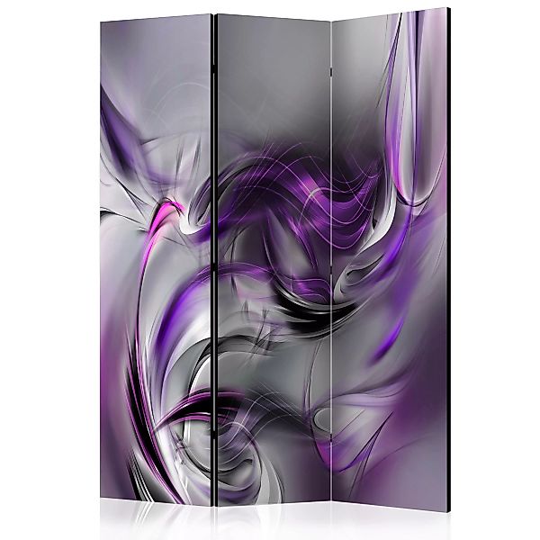 3-teiliges Paravent - Purple Swirls Ii [room Dividers] günstig online kaufen