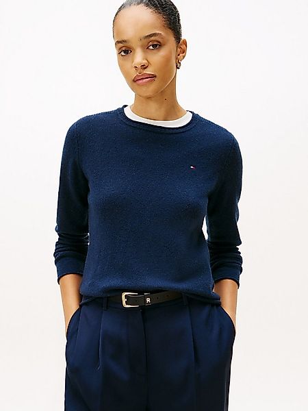 Tommy Hilfiger Strickpullover aus reiner Wolle günstig online kaufen