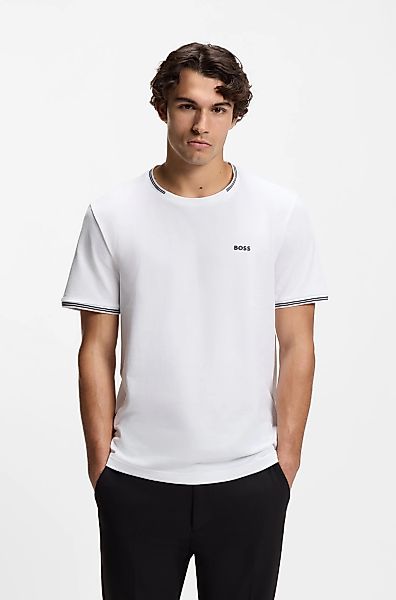 BOSS GREEN T-Shirt "Taul" aus softem Stretch-Baumwoll-Piqué, Regular Fit, K günstig online kaufen