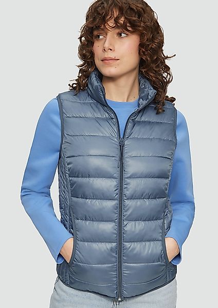 QS Funktionsweste Steppweste mit Stehkragen günstig online kaufen