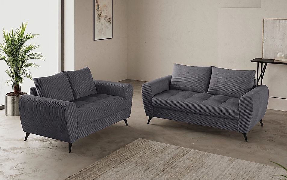 Mr. Couch 2-Sitzer "Blackburn II", Mit Kaltschaumpolsterung bis 140 kg bela günstig online kaufen