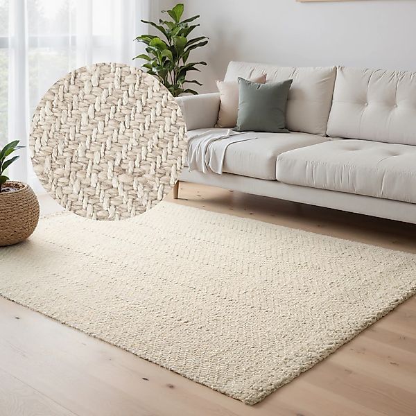 ELLE DECORATION Wollteppich "Majoli, auch als Läufer" rechteckig 10 mm Höhe günstig online kaufen
