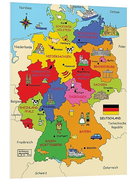 Posterlounge Poster Fluffy Feelings, Bundesländer für günstig online kaufen