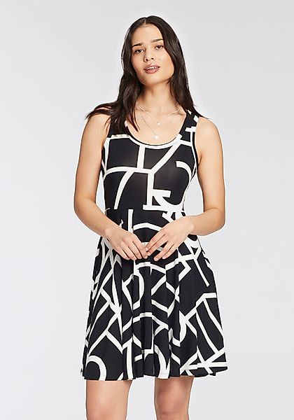 Laura Scott Sommerkleid, figurbetonte Passform, femininer Stil, aus Viskose günstig online kaufen
