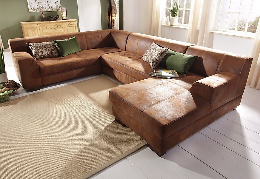 Home affaire Wohnlandschaft Falk klare Linien, günstig online kaufen