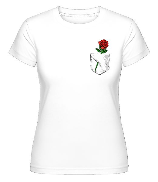 Brusttasche Rose · Shirtinator Frauen T-Shirt günstig online kaufen