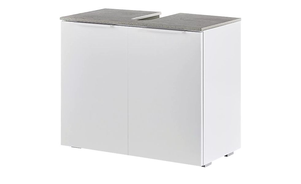 Waschbeckenunterschrank - weiß - 70 cm - 56 cm - 35 cm - Schränke > Badschr günstig online kaufen