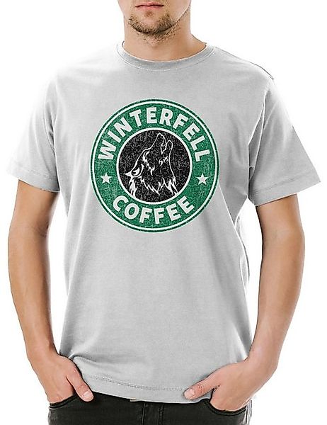 Urban Backwoods Print-Shirt Urban Backwoods Winterfell Coffee Herren T-Shir günstig online kaufen