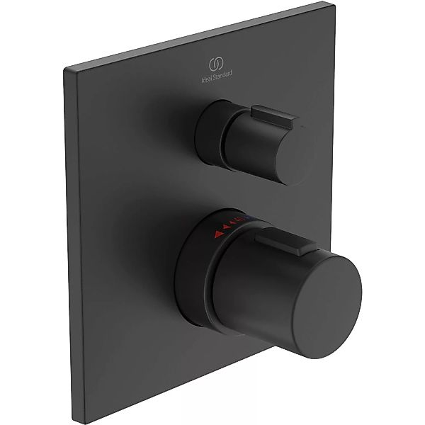 Ideal Standard Einzelthermostat Ceratherm C100 Unterputz Silk Black günstig online kaufen