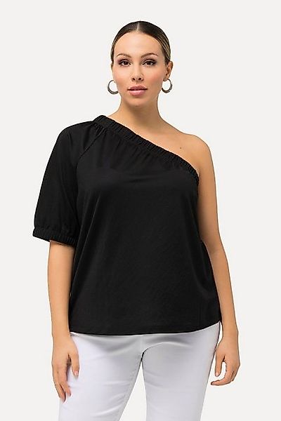 Ulla Popken T-Shirt One-Shoulder-Bluse asymmetrischer Ausschnitt günstig online kaufen