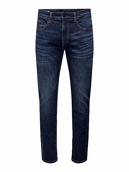 ONLY & SONS Straight-Jeans "ONSWEFT REG.DK. BLUE 6752 DNM JEANS NOOS" günstig online kaufen
