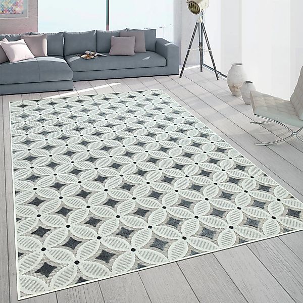 Paco Home Teppich "Charleroi 493" rechteckig 3 Höhe 3D-Retro Design, In- un günstig online kaufen