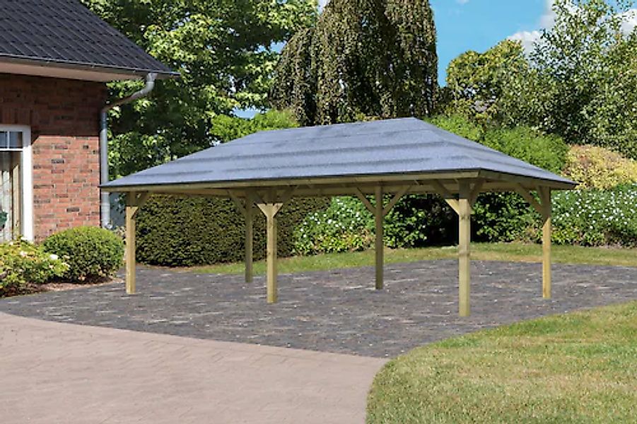 Karibu Pavillon »Kirn 2« BxTxH: 338x592x290 cm günstig online kaufen