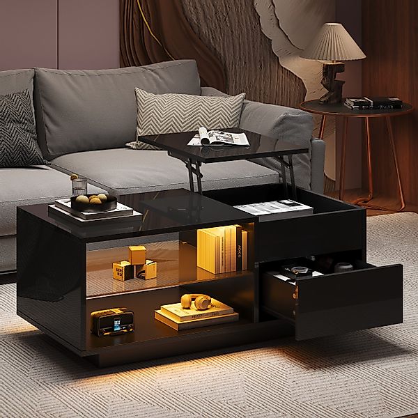 STILVORA Couchtisch Sofatisch Höhenverstellbar,Kaffeetisch Beistelltisch mi günstig online kaufen