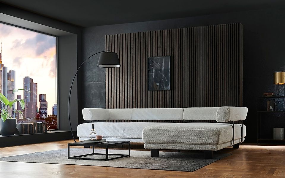 HUKLA Ecksofa »HU-HP18064 L-Form«, (Set), Optional mit motorischer Vorziehb günstig online kaufen