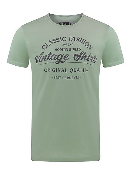riverso Tshirt Herren Baumwolle Regular Fit RIVLeon günstig online kaufen