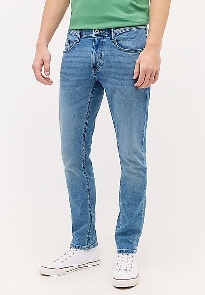 Mustang Jeans Oregon Slim K blue bleached extra lang günstig online kaufen