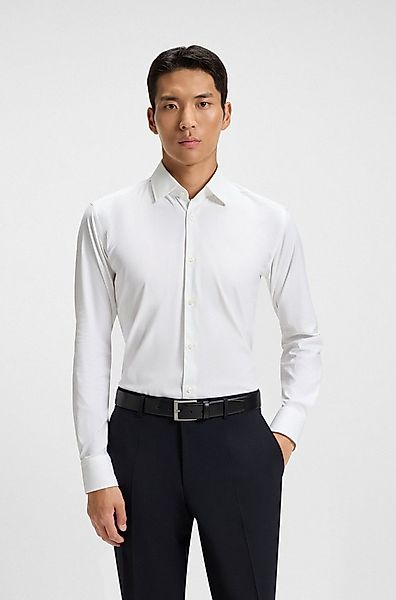 BOSS Businesshemd Slim-Fit, aus funktionalem Stretch-Twill, Kentkragen günstig online kaufen