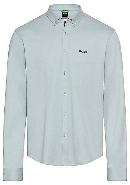 BOSS GREEN Langarmhemd B_MOTION_L mit Logo-Druck günstig online kaufen