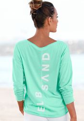 Elbsand Langarmshirt "Raina" mit Logoprint hinten, Longsleeve aus Baumwoll- günstig online kaufen