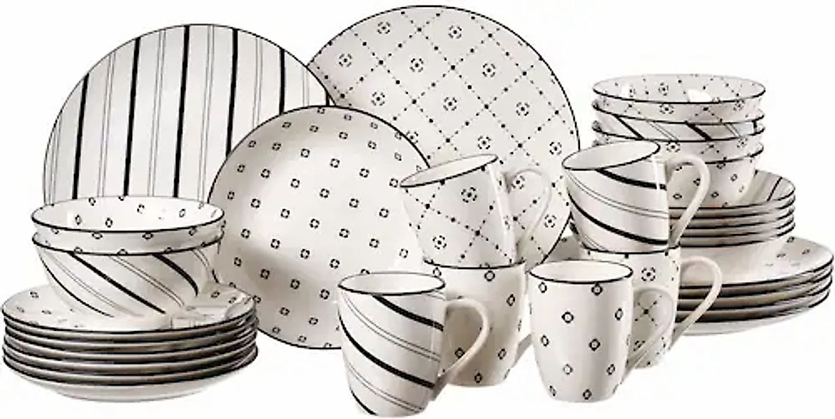 Ritzenhoff & Breker Kombiservice »Fusion« aus Porzellan für 6 Personen günstig online kaufen