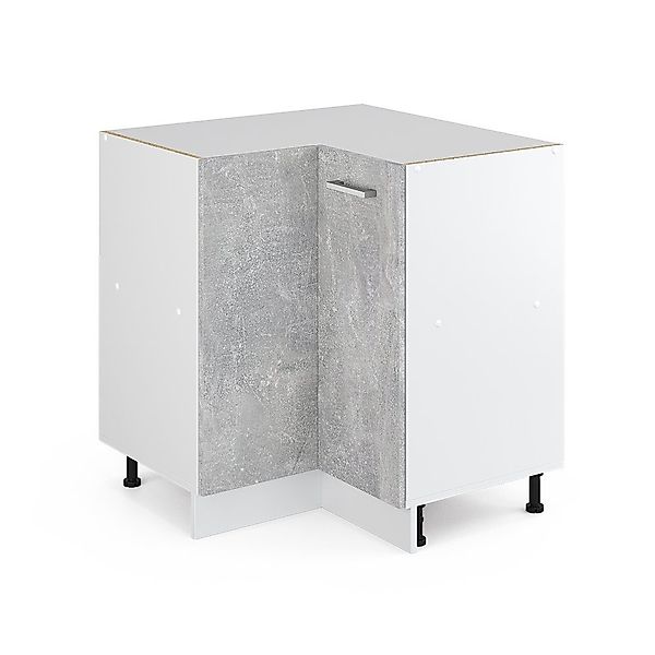 Vicco Schranksystem R-Line, Beton/Weiß, 75.6 cm günstig online kaufen