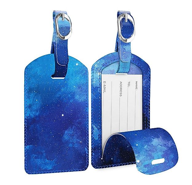 Fintie Gepäckanhänger Kofferanhänger aus Kunstleder, Gepäckanhänger ID Etik günstig online kaufen