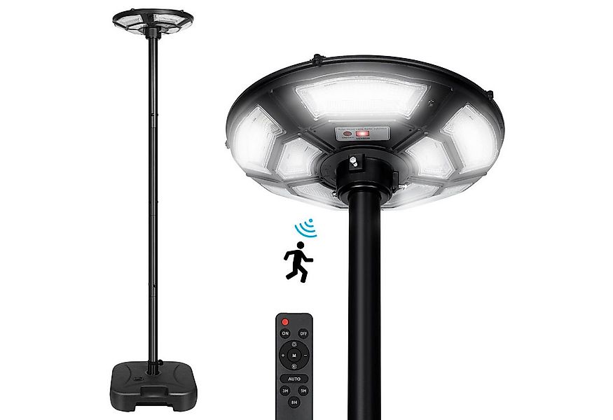 Jibenhome Außen-Stehlampe LED Solarleuchte 3200LM Solar Straßenlaterne für günstig online kaufen