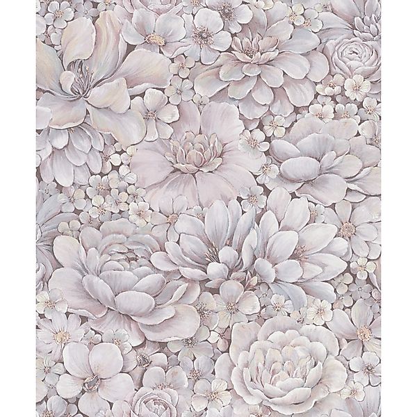 Marburg Vliestapete Flower, geprägt, matt, Blattmotiv günstig online kaufen