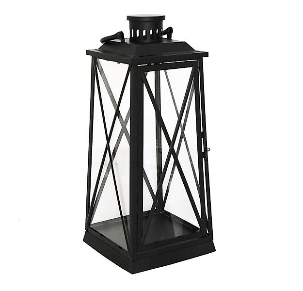 Grafelstein Kerzenlaterne Laterne HARBOUR schwarz aus Metall H50cm Metallla günstig online kaufen