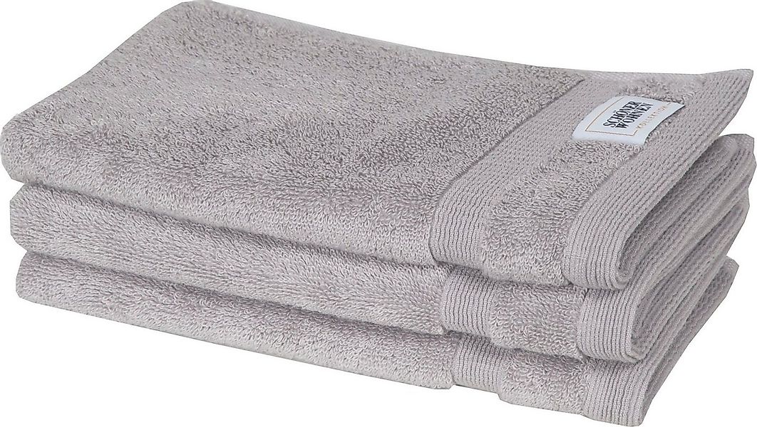 SCHÖNER WOHNEN-Kollektion Gästehandtuch Cuddly, Frotteevelours (3-St), schn günstig online kaufen