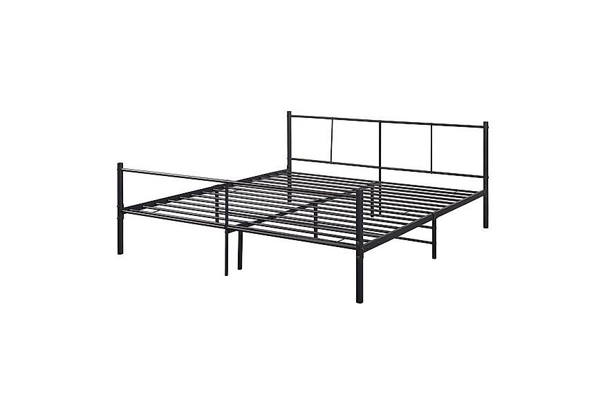 en.casa Metallbett, »Laos« 180x200 cm Bettgestell mit Lattenrost Bettrahmen günstig online kaufen