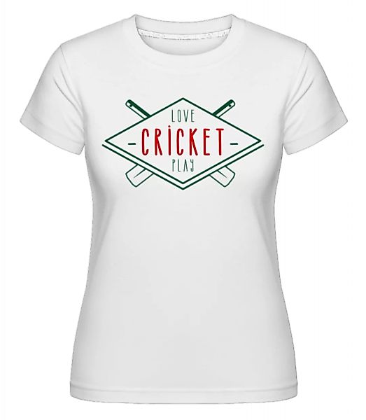Love And Play Cricket · Shirtinator Frauen T-Shirt günstig online kaufen