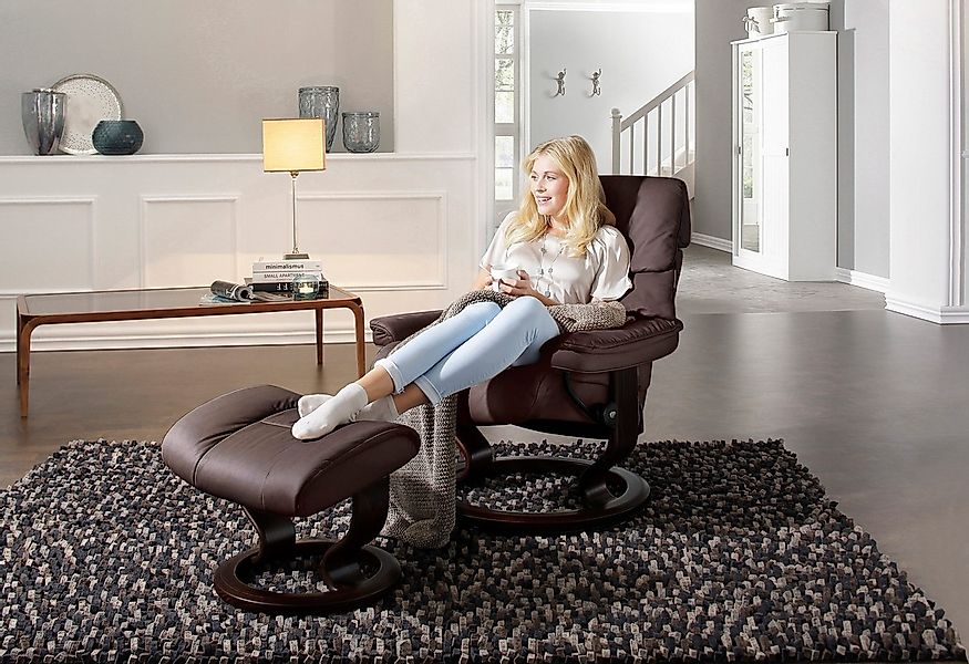 Stressless Relaxsessel "Ruby", (Set, Relaxsessel mit Hocker), mit Classic B günstig online kaufen