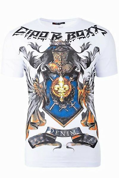 Cipo & Baxx Print-Shirt Cooles Kurzarm T-Shirt BA-CT743 (1-tlg) mit Hochwer günstig online kaufen