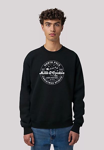 F4NT4STIC Sweatshirt "Weihnachten Milk and Cookie Bakery Retro", Premium Qu günstig online kaufen