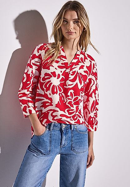 STREET ONE Klassische Bluse mit All-Over günstig online kaufen