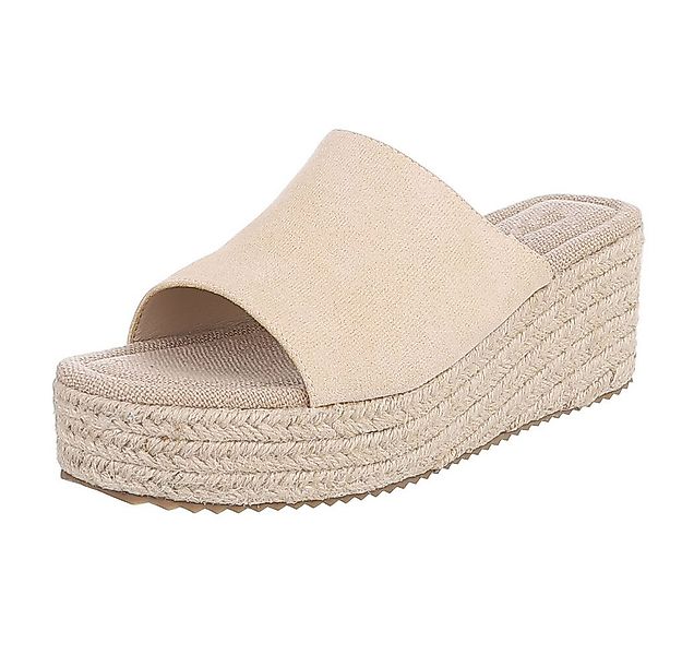 Ital-Design Plateau-Sandalen mit offenem Schnitt für Damen Plateausandalett günstig online kaufen